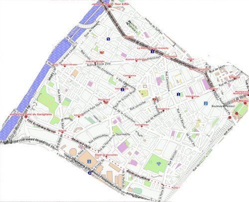 Plan Paris 15 